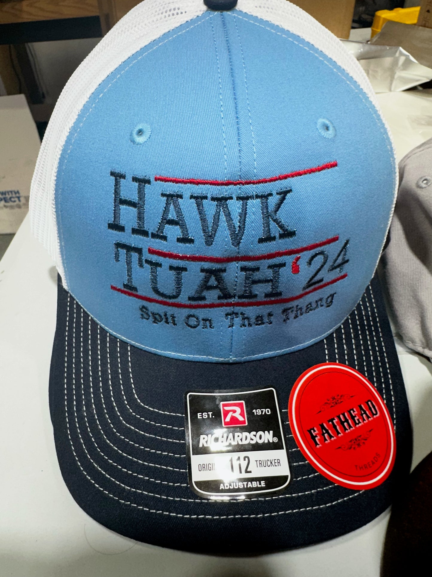 Signed "HAWK TUAH" Hats